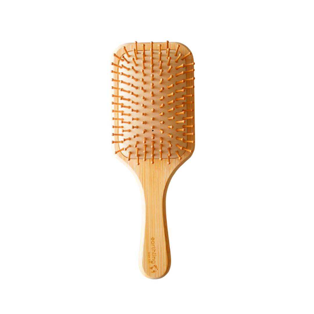 Bamboo Paddle Hairbrush Natural