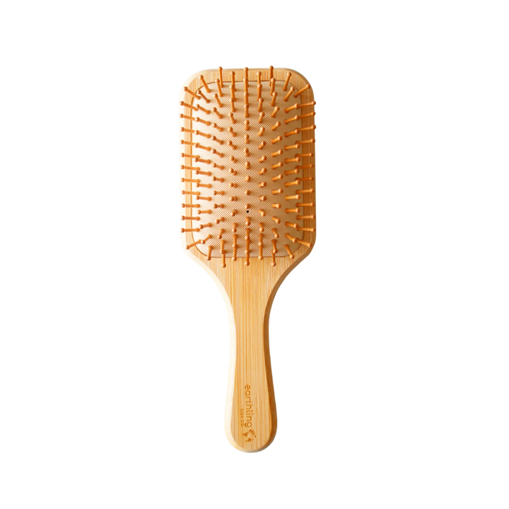 Bamboo Paddle Hairbrush Natural