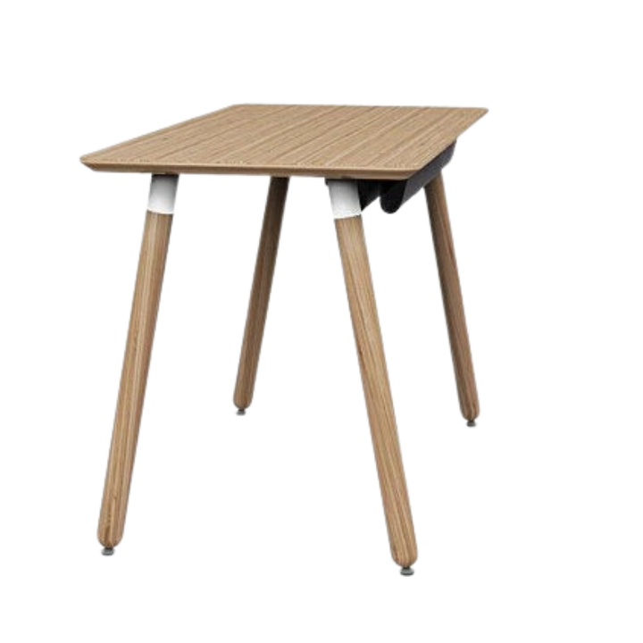 Bamboo and Laminate Office Desk