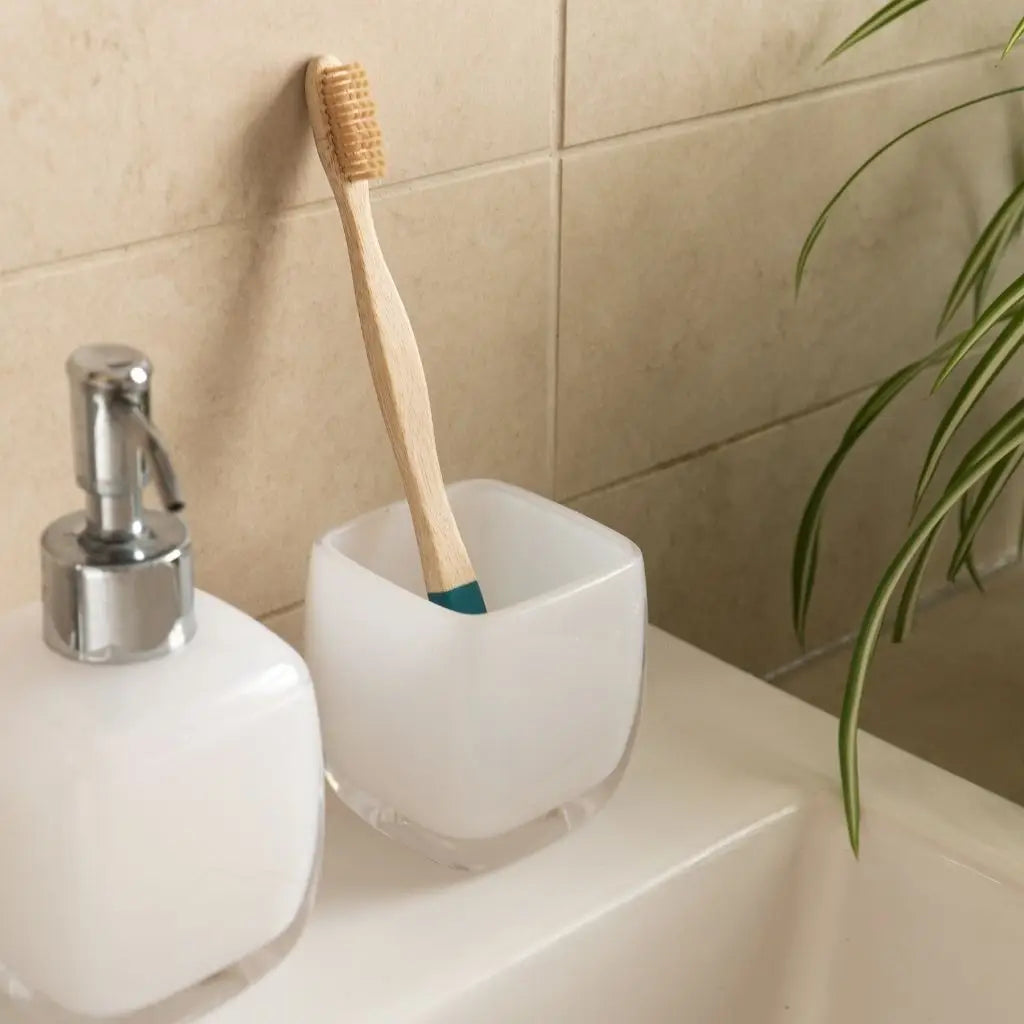 Biodegradable Organic Bamboo Toothbrush Set, 4 Ct.
