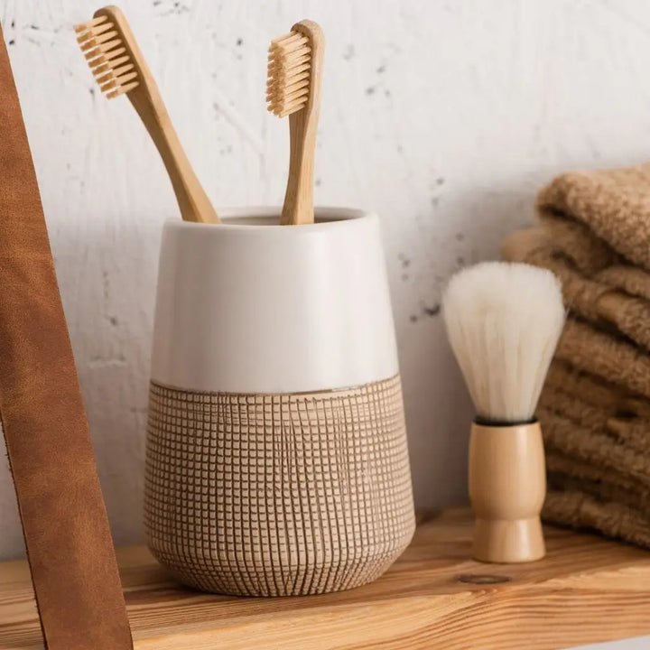 Biodegradable Organic Bamboo Toothbrush Set, 4 Ct.