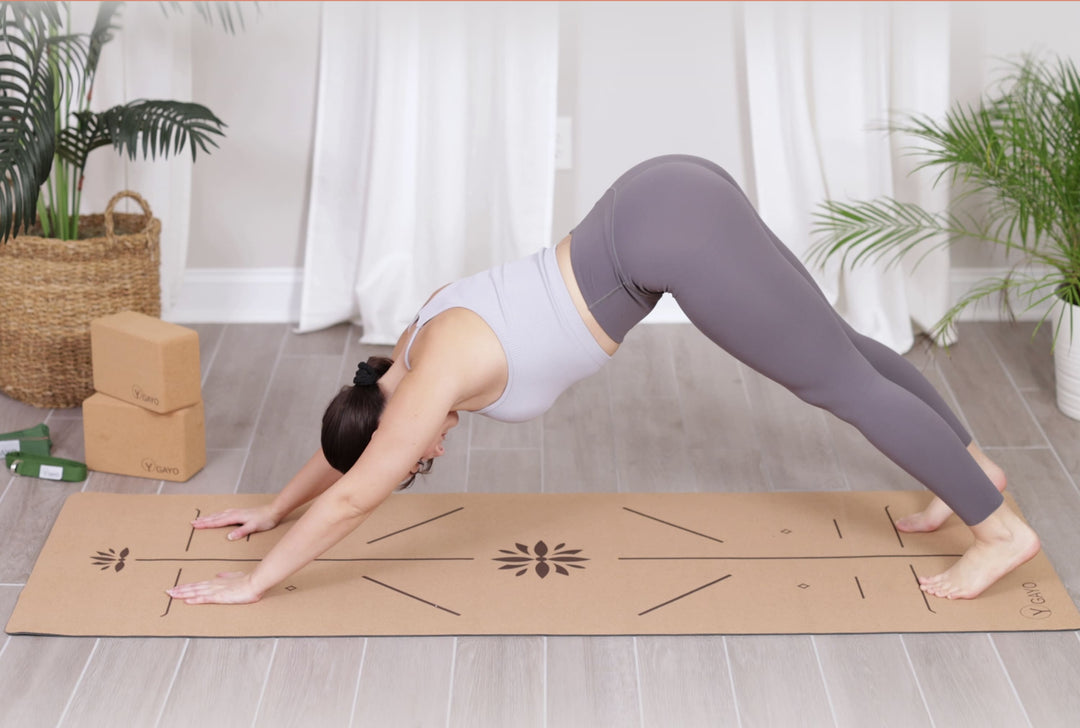 Biodegradable Cork &amp; Rubber Non-Slip Yoga Mat