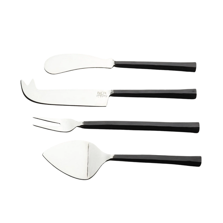 Black Handle Steel Cheese Tool Set