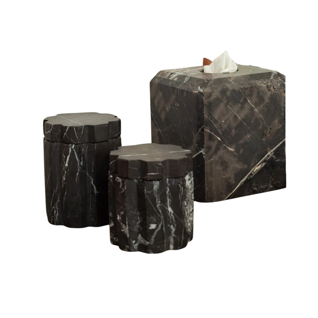 Black Marble Tauro Container