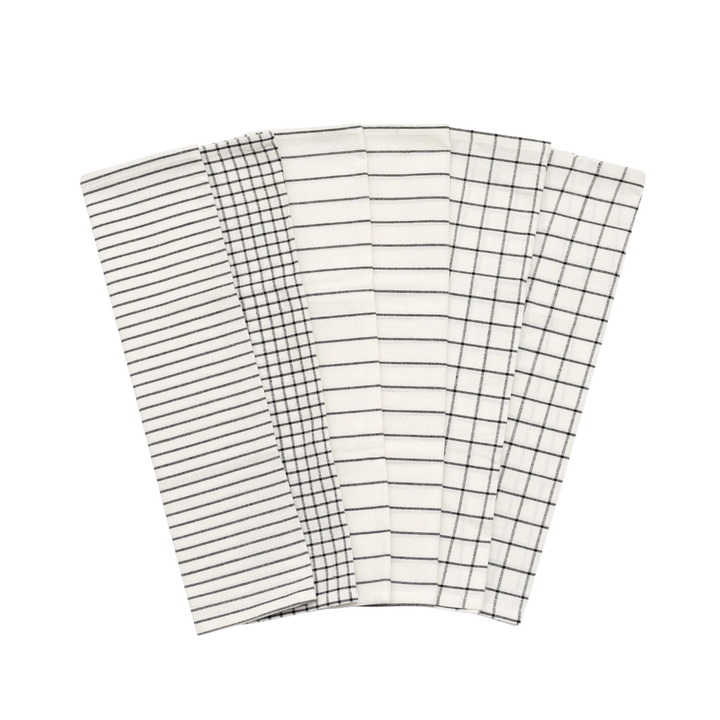 Black &amp; White Kitchen Towel Set