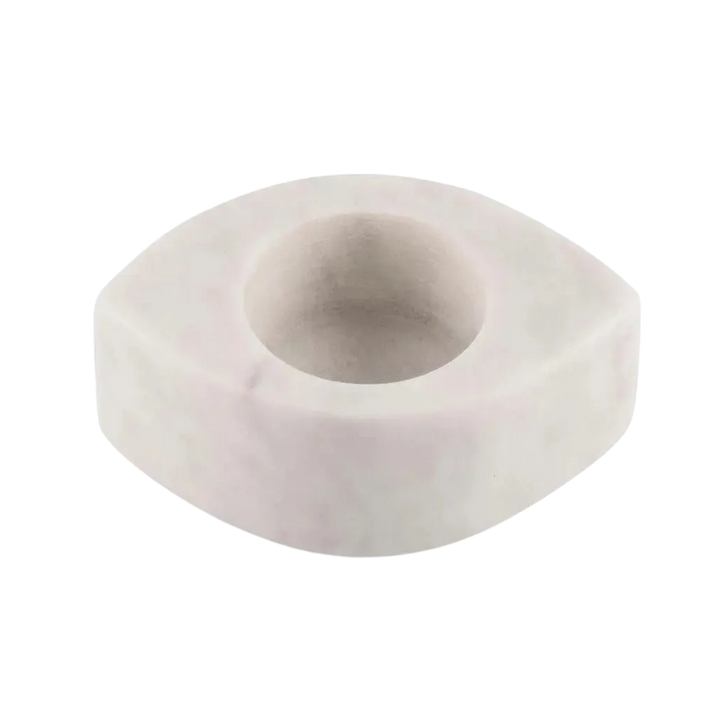 Blossom Marble Tea Light Holder Set