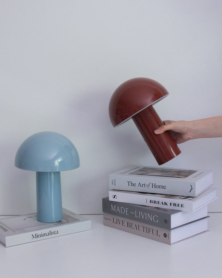 Cordless Touch Dimmer Mushroom Lamp, USB-C