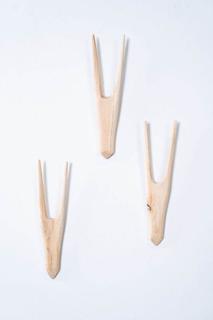 Upcycled Hand-Carved Blue Gum Wood Antelope Decor