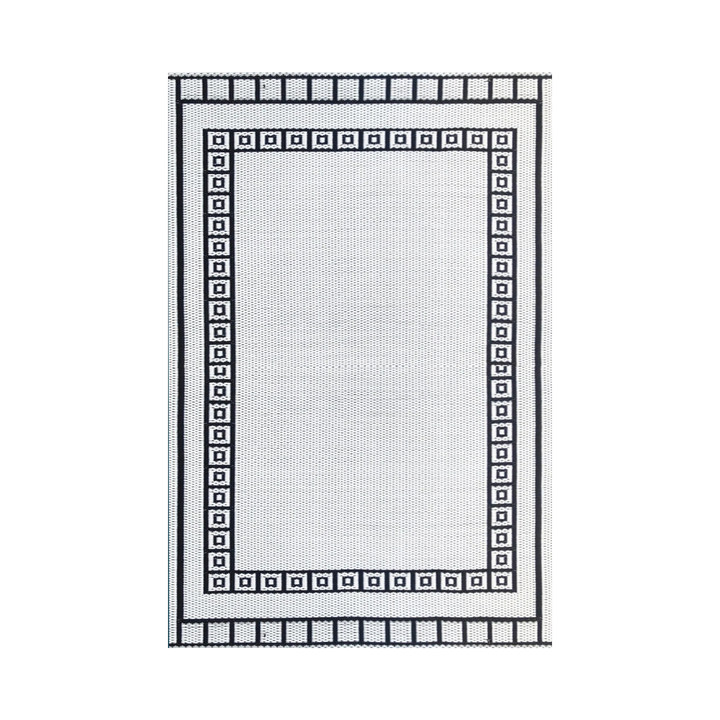 Border Block Black &amp; White Mat