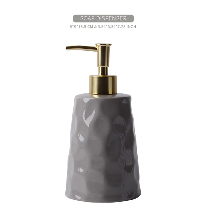 Recycled Ceramic Bathroom Accessory Mat Set, 4 Ct.