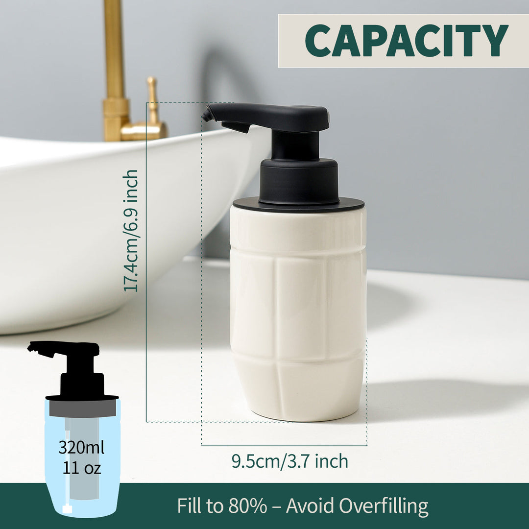 Recycled Ceramic Touchless Foaming Soap Dispenser