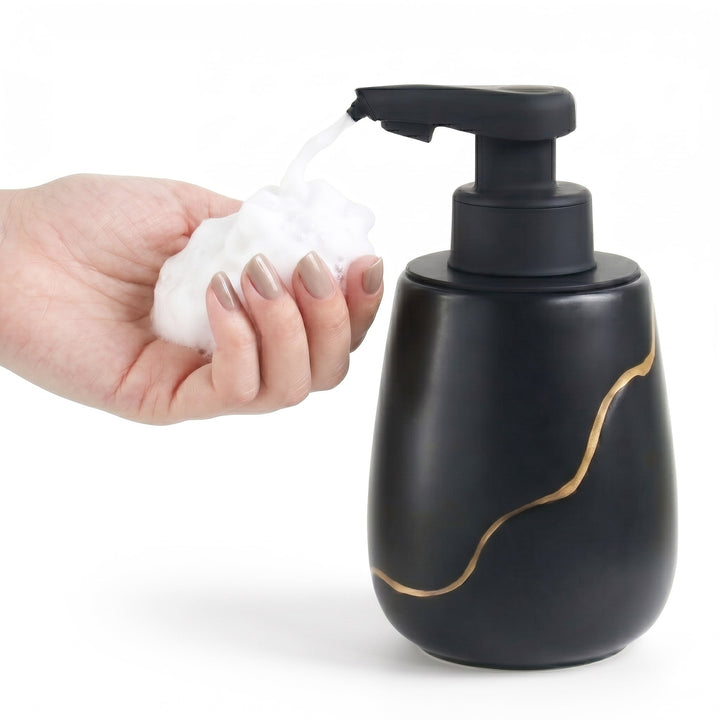 Recycled Ceramic Touchless Foaming Soap Dispenser, 17 oz.