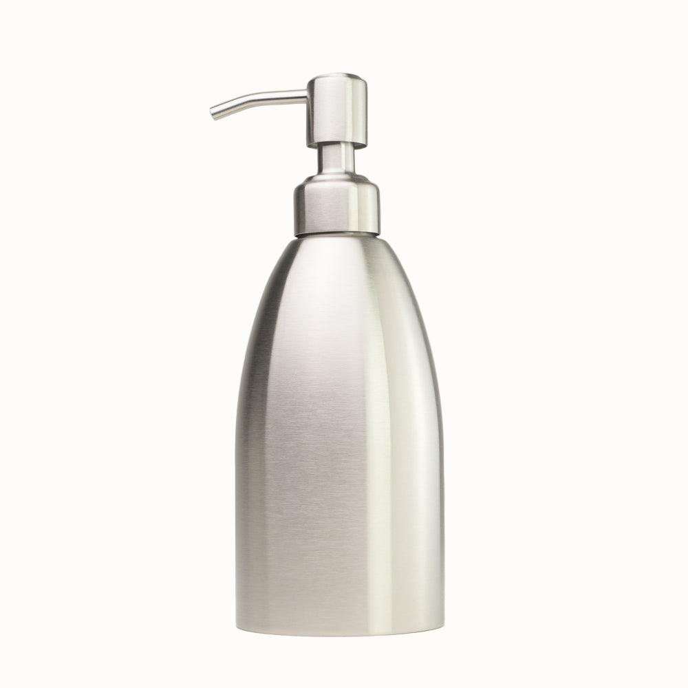 Refillable Stainless Steel Pump Bottle, 16 oz.