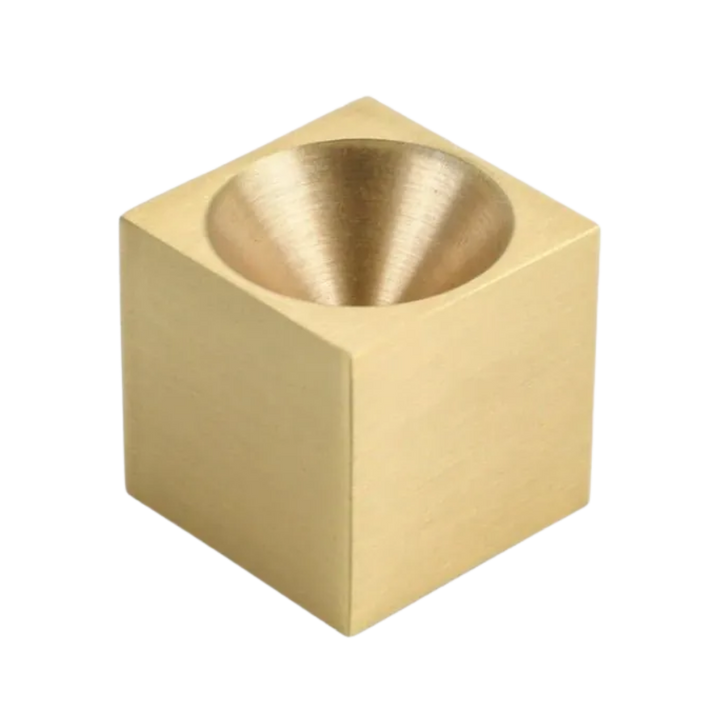 Brass Cube Incense Holder