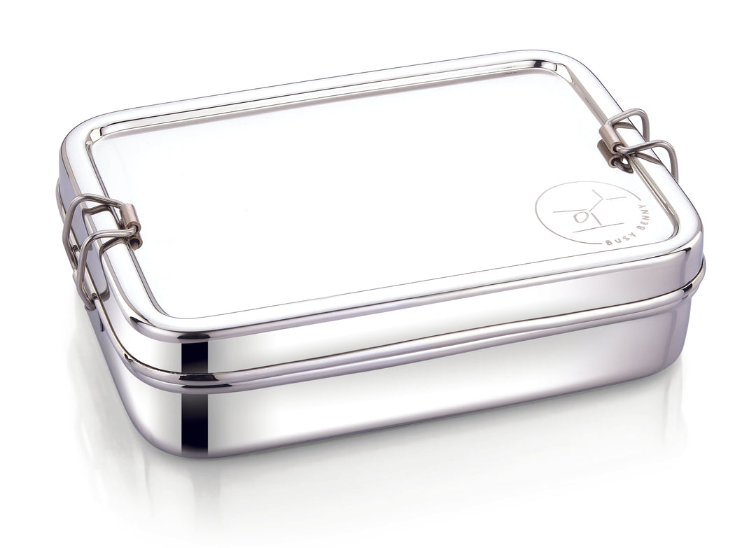 Plastic-Free Steel Bento Food Storage Box, 8 Ct.