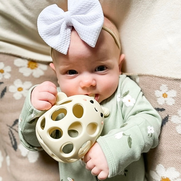 Non-Toxic Food-Grade Silicone Honey Bee Baby Teether