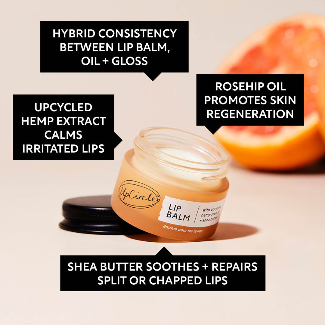 Upcycled Hemp Seed Oil &amp; Shea Butter Lip Balm