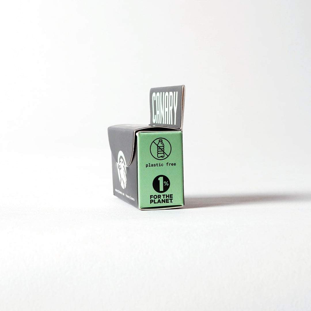 Activated Charcoal Mint Dental Floss, Refillable Glass
