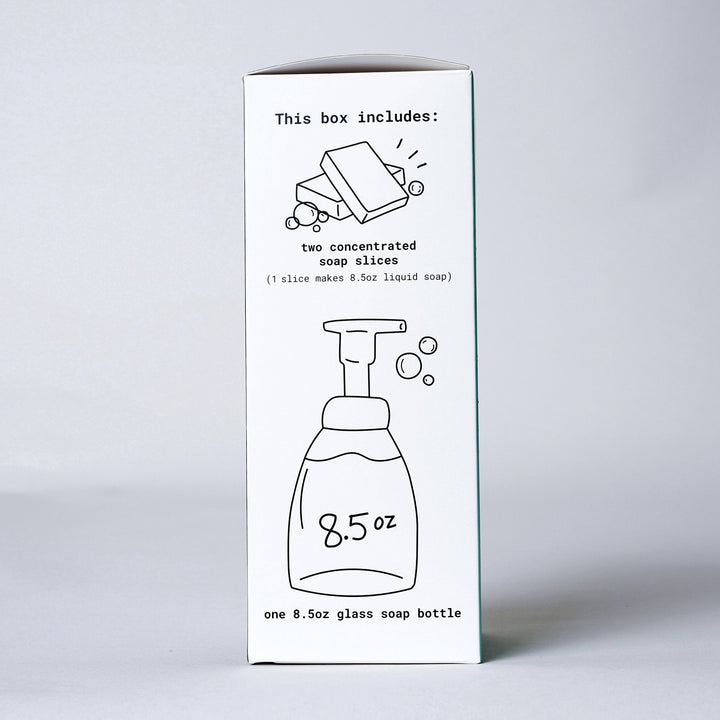 Refillable Glass Foaming Hand Soap Starter Kit, 3 Ct.