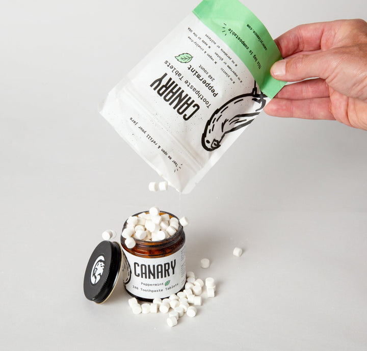 Compostable Toothpaste Tablet Sampler, 4 Ct.