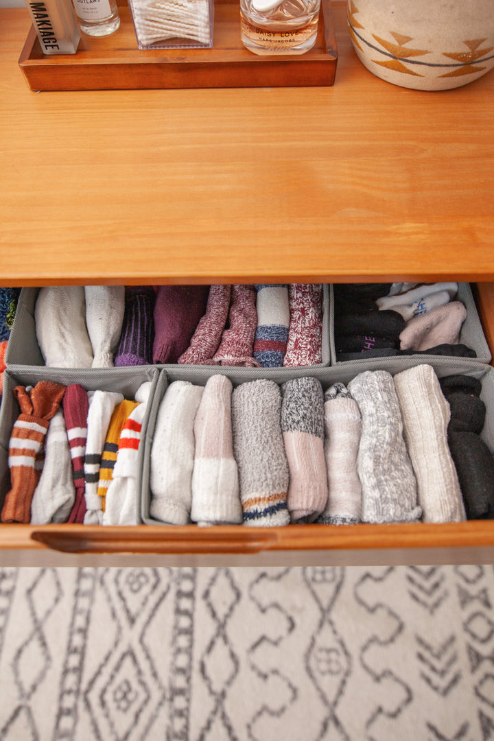 Vegan Non-Woven Foldable Drawer Organizer, 24 Ct.