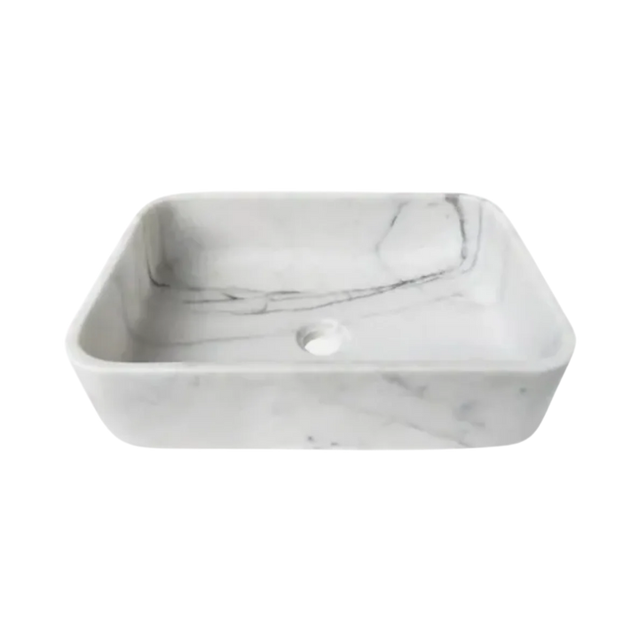 Calacatta Marble Rectangular Sink