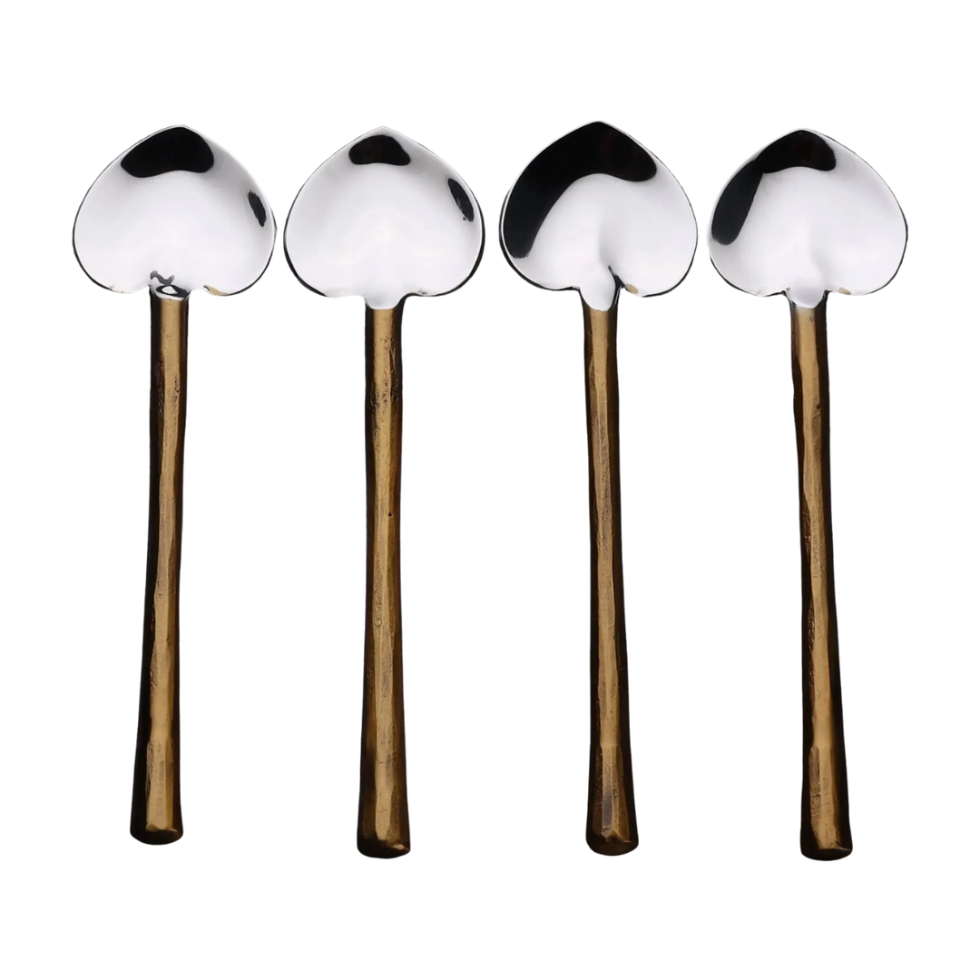 Camellia Heart Spoon Set of 4