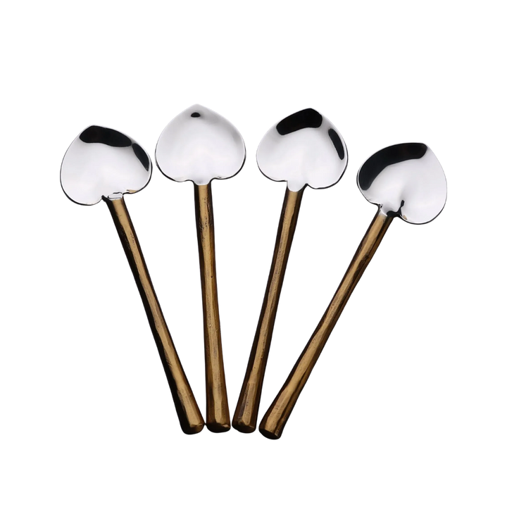 Camellia Heart Spoon Set of 4