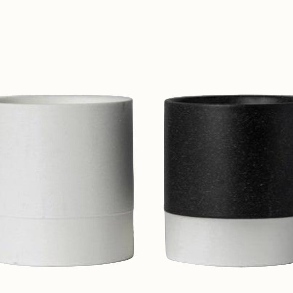 Ceramic Toothbrush Holder, 4.5" H x 4" W