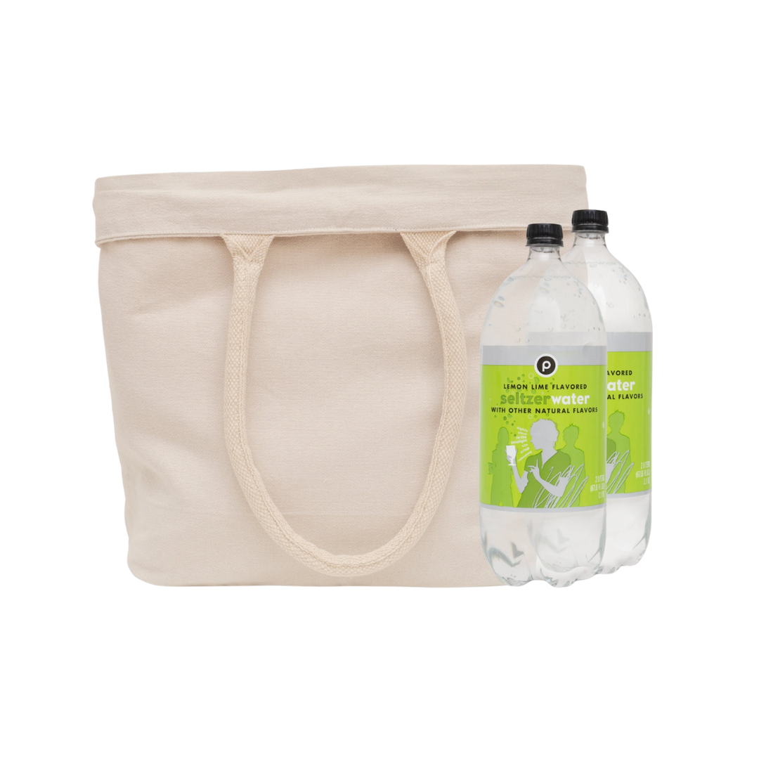 Canvas Drawstring Market Tote