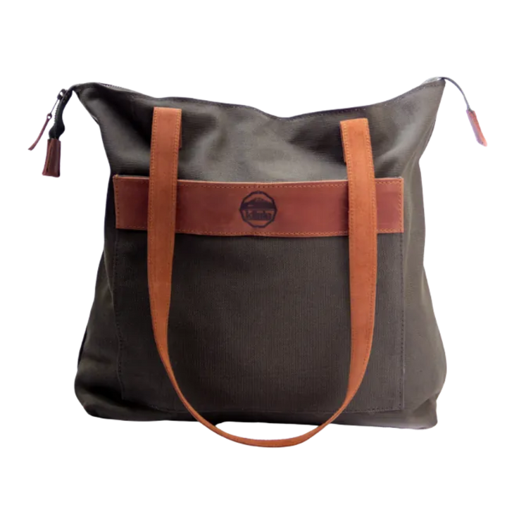 Canvas Leather Tote Nairobi