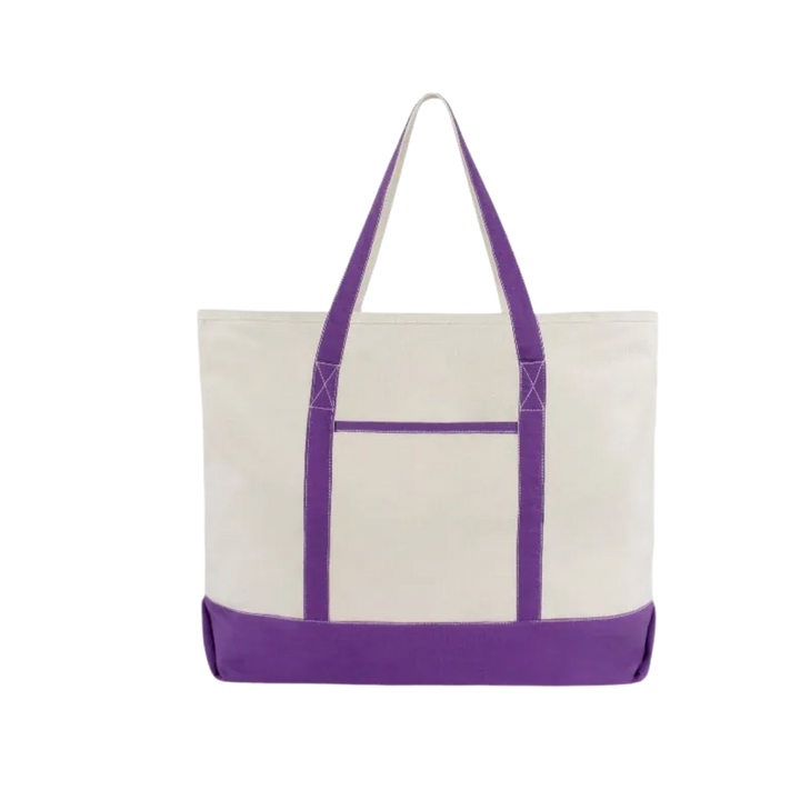 Canvas Shopping Tote Oversized