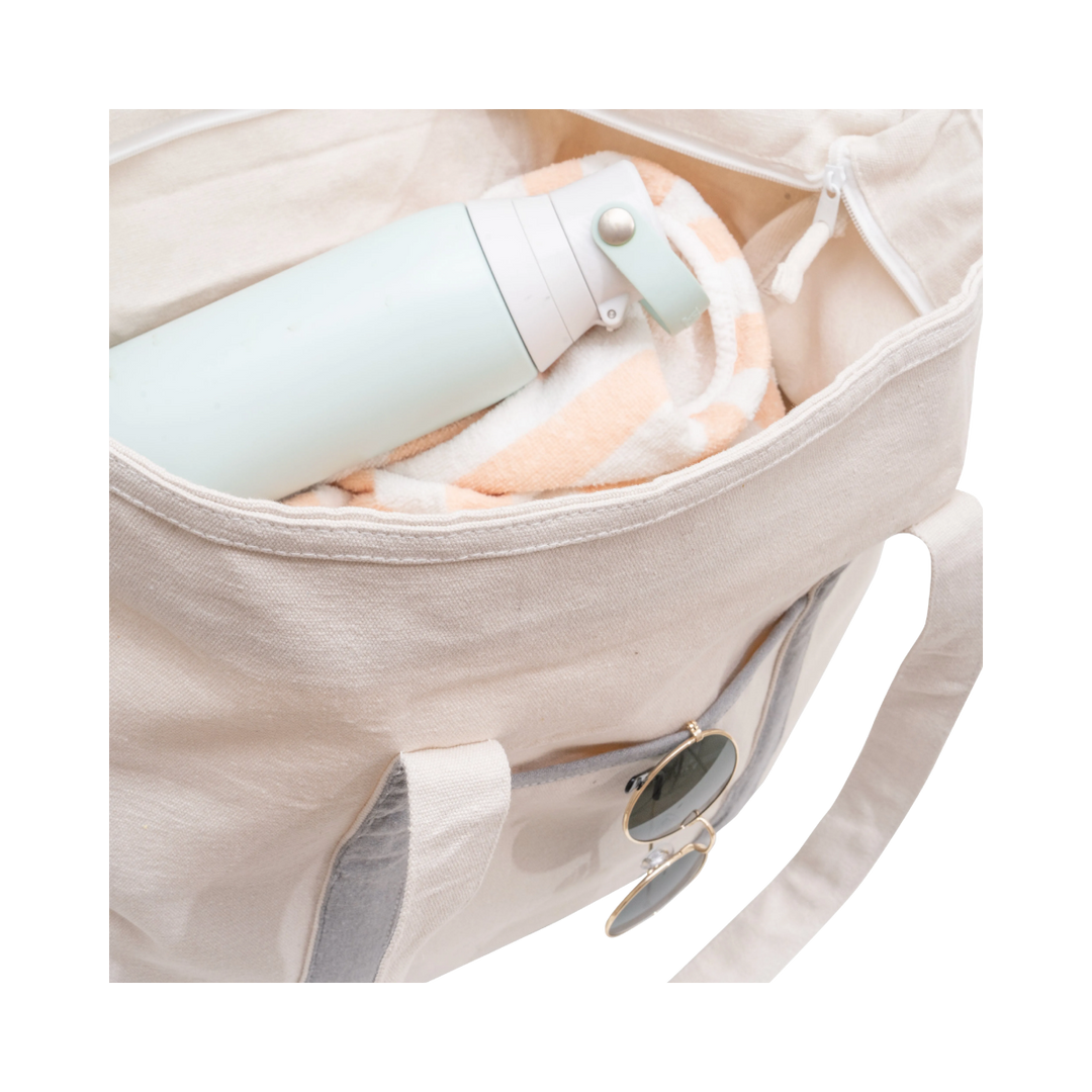 Canvas Shopping Tote Oversized