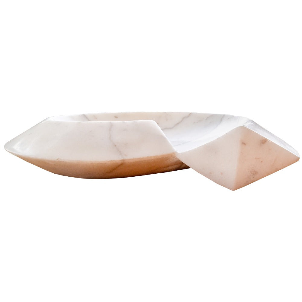 Handcrafted Marble Helix Vessel Sink, 20" x 23"