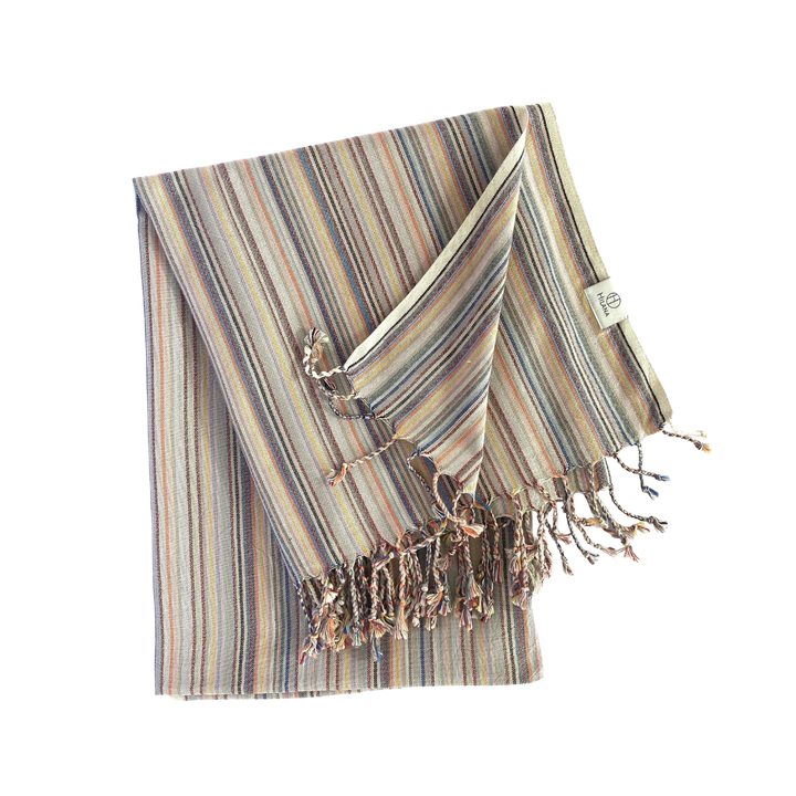 Casablanca Beige Turkish Throw Blanket