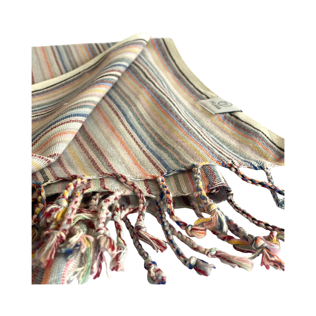 Casablanca Beige Turkish Throw Blanket