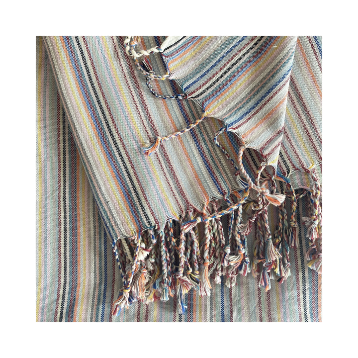 Casablanca Beige Turkish Throw Blanket
