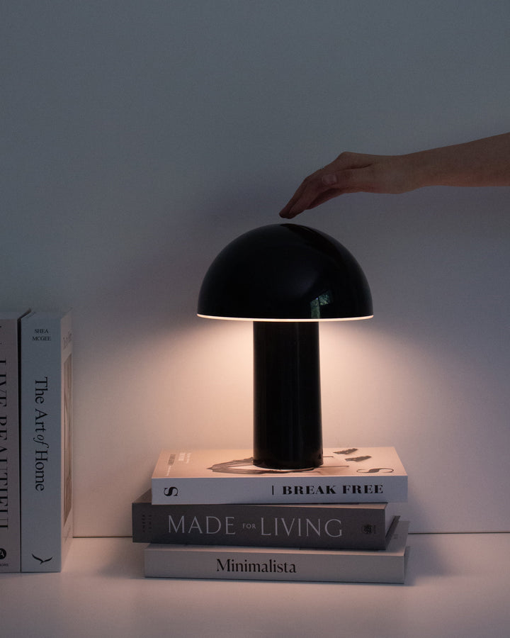 Cordless Touch Dimmer Mushroom Lamp, USB-C