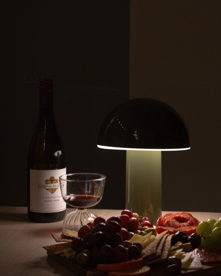 Cordless Touch Dimmer Mushroom Lamp, USB-C