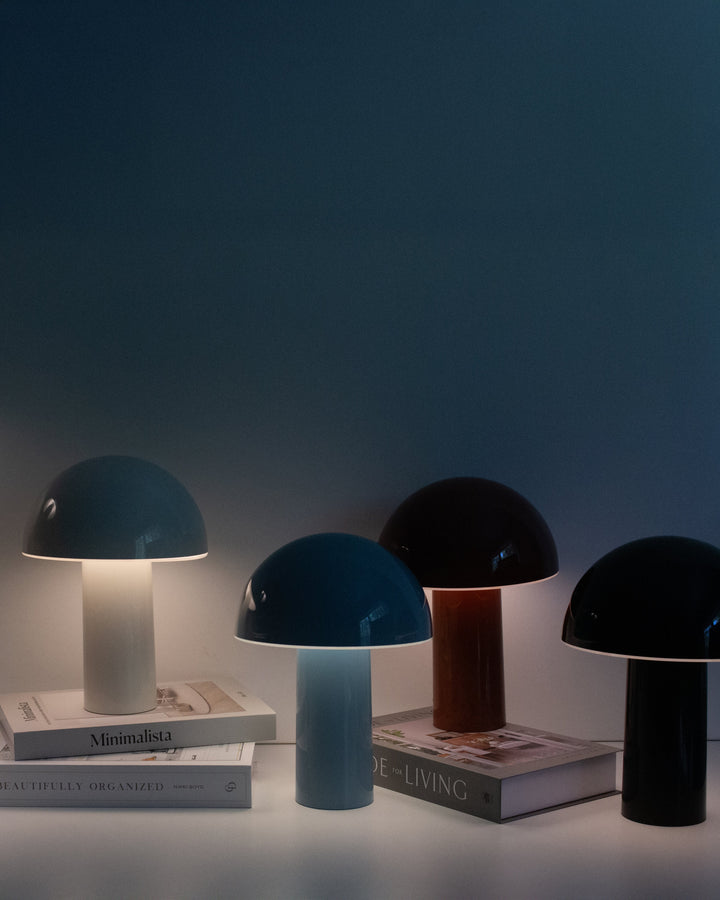 Cordless Touch Dimmer Mushroom Lamp, USB-C