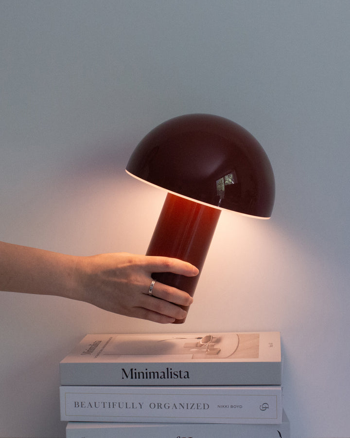 Cordless Touch Dimmer Mushroom Lamp, USB-C