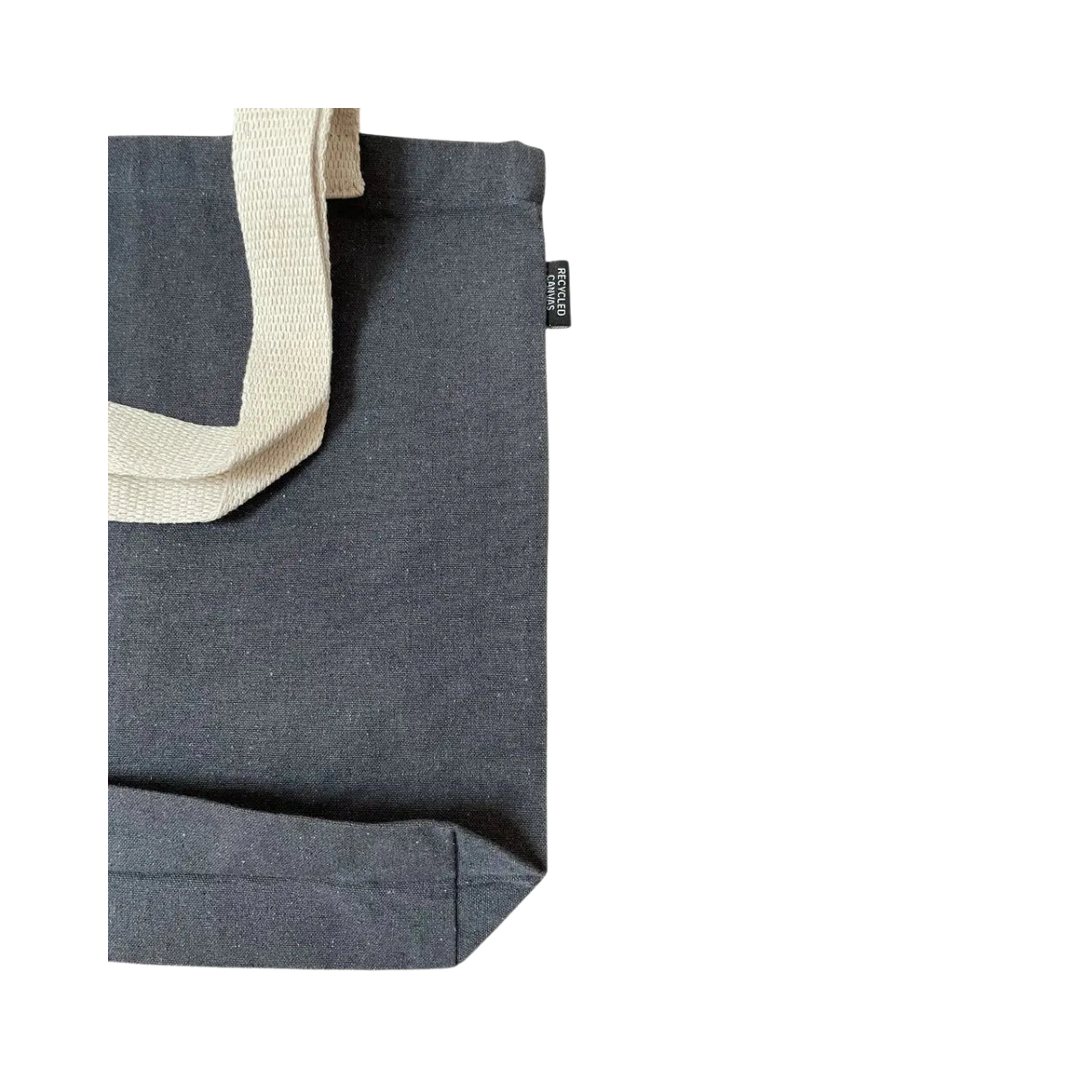 Charcoal Canvas Tote Bag