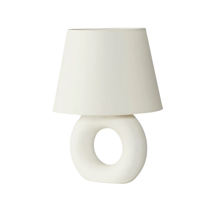 Chloe Donut Base Ceramic Table Lamp