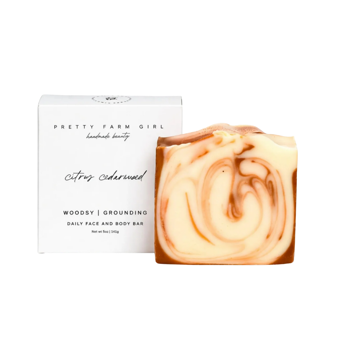 Citrus Cedarwood Goat Milk Soap Bar
