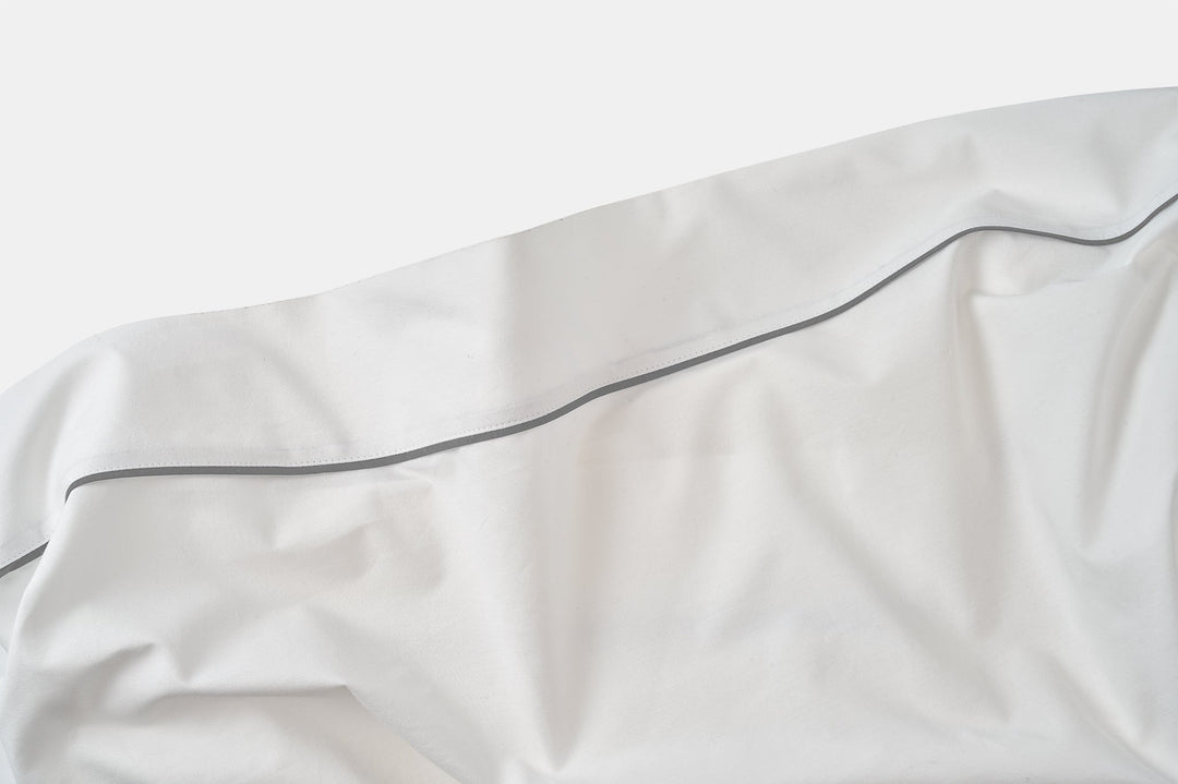 Organic Cotton Piping Detail Bed Sheet Set