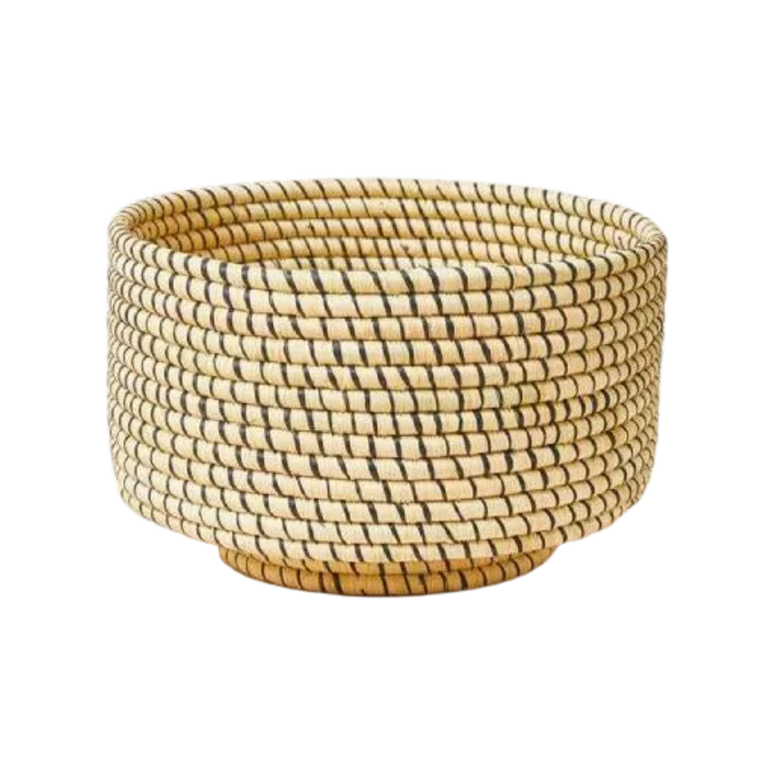 Coiled Raffia Centerpiece Bowl
