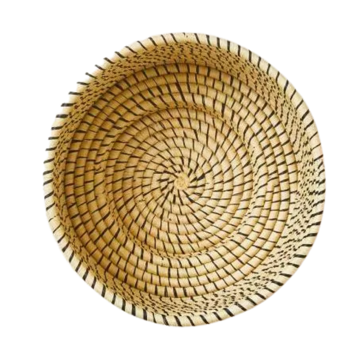 Coiled Raffia Centerpiece Bowl