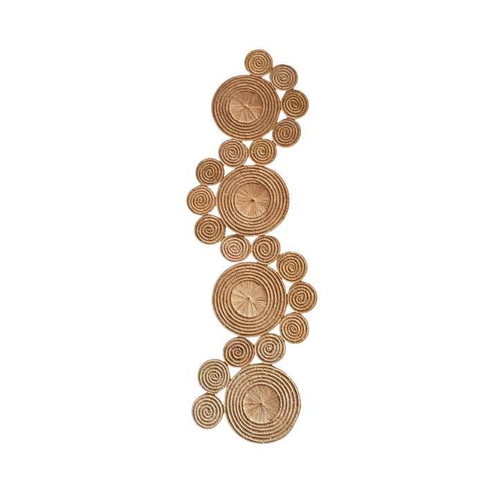Coiled Raffia Wall Table Runner
