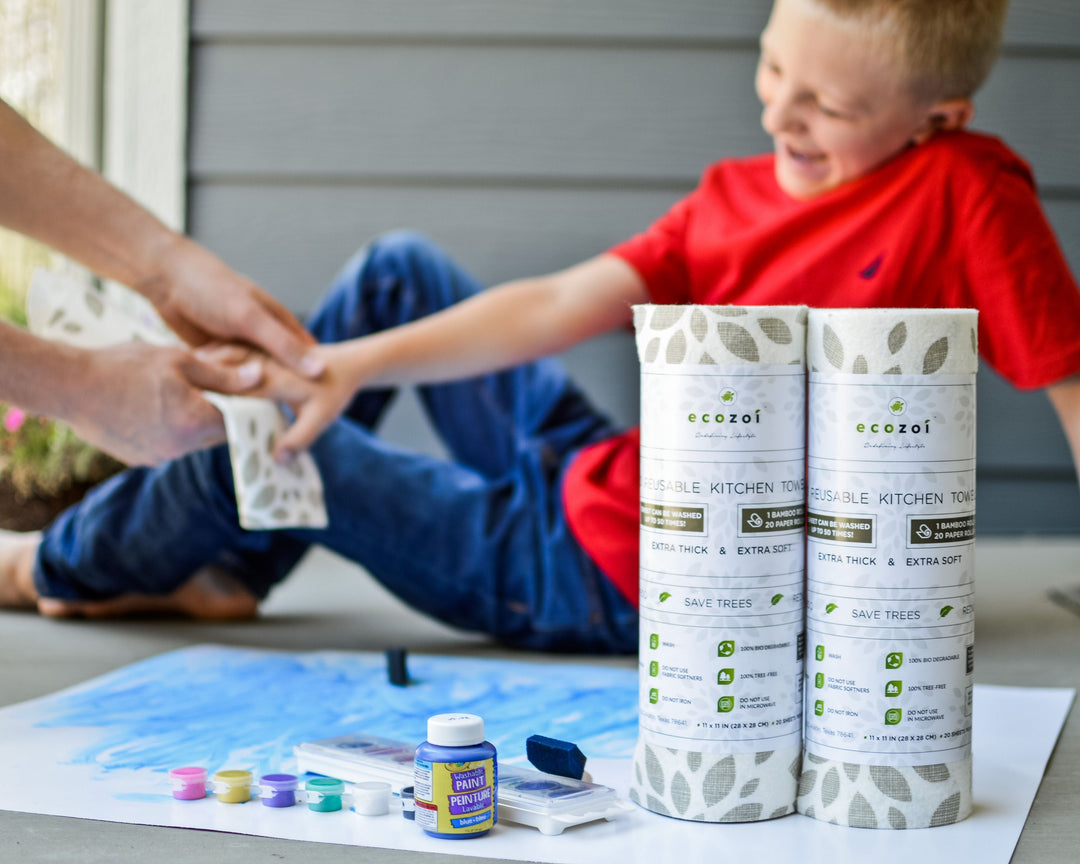 Organic Bamboo Un-Paper Towels, 4 Ct.