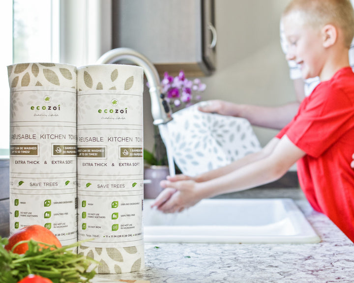 Organic Bamboo Un-Paper Towels, 4 Ct.